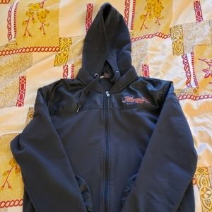 Black esprit Illinois zip up hooded sweatshirt